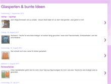 Tablet Screenshot of glasperlenbunteideen.blogspot.com