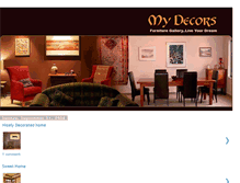Tablet Screenshot of mydecors.blogspot.com