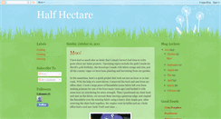 Desktop Screenshot of halfhectare.blogspot.com