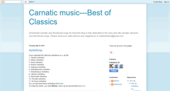 Desktop Screenshot of devotionalcarnatic.blogspot.com