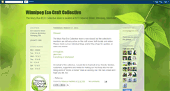 Desktop Screenshot of ecocraftcollective.blogspot.com