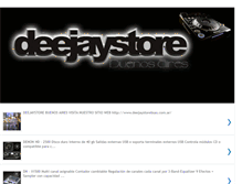 Tablet Screenshot of deejaystore.blogspot.com