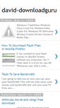 Mobile Screenshot of david-downloadguru.blogspot.com