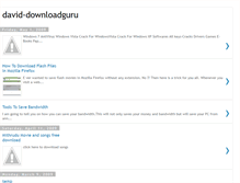 Tablet Screenshot of david-downloadguru.blogspot.com
