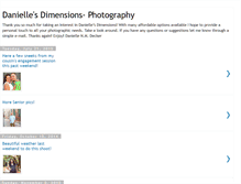 Tablet Screenshot of daniellesdimensions.blogspot.com