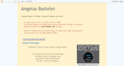 Desktop Screenshot of angelas-bastelei.blogspot.com