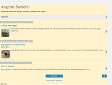 Tablet Screenshot of angelas-bastelei.blogspot.com