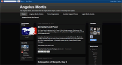 Desktop Screenshot of angelusmortis40k.blogspot.com