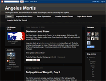 Tablet Screenshot of angelusmortis40k.blogspot.com