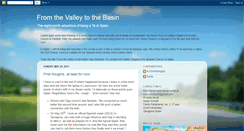 Desktop Screenshot of fromthevalleytothebasin.blogspot.com