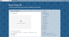 Desktop Screenshot of busylivinglife.blogspot.com