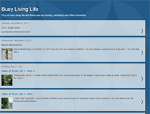Tablet Screenshot of busylivinglife.blogspot.com