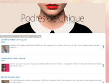 Tablet Screenshot of podresdechique.blogspot.com