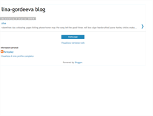 Tablet Screenshot of lina-gordeeva.blogspot.com