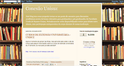 Desktop Screenshot of conexaounisuz.blogspot.com