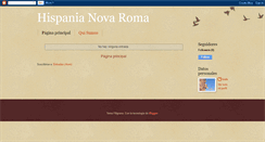 Desktop Screenshot of nrhispania.blogspot.com