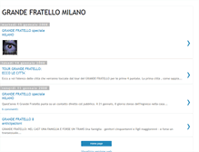 Tablet Screenshot of grandefratello-milano.blogspot.com