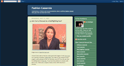 Desktop Screenshot of fashioncasserole.blogspot.com