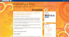 Desktop Screenshot of kineticreative.blogspot.com
