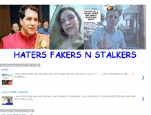 Tablet Screenshot of hatersfakersnstalkers.blogspot.com