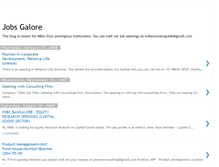 Tablet Screenshot of indiancareerguide.blogspot.com