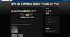 Desktop Screenshot of nfpsiksdonation.blogspot.com