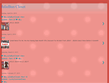 Tablet Screenshot of juliebuncloset.blogspot.com