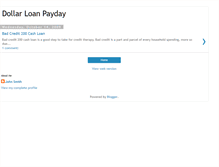 Tablet Screenshot of dollarloanpayday.blogspot.com