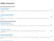 Tablet Screenshot of melbainsurance.blogspot.com