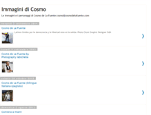 Tablet Screenshot of immaginidicosmo.blogspot.com