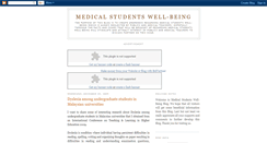 Desktop Screenshot of medicalstudentswell-being.blogspot.com