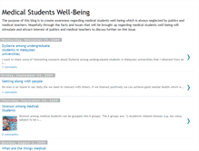 Tablet Screenshot of medicalstudentswell-being.blogspot.com