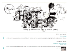 Tablet Screenshot of keethotmess.blogspot.com