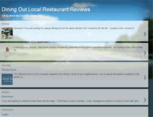 Tablet Screenshot of cityfocustodayrestaurantreviews.blogspot.com