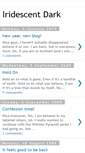 Mobile Screenshot of iridescentdark.blogspot.com