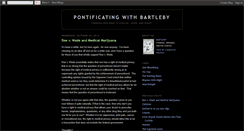 Desktop Screenshot of bartlebypontif.blogspot.com