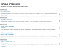 Tablet Screenshot of campuspressnotes.blogspot.com