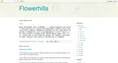 Desktop Screenshot of flowerhills.blogspot.com