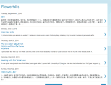 Tablet Screenshot of flowerhills.blogspot.com