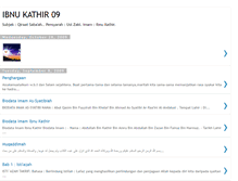 Tablet Screenshot of ibnukathir09.blogspot.com