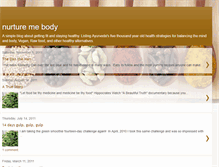 Tablet Screenshot of nurturemybody.blogspot.com