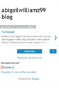 Mobile Screenshot of abigailwilliamz99.blogspot.com