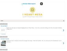 Tablet Screenshot of iheartmesa.blogspot.com