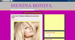 Desktop Screenshot of meninabonita-mossoro.blogspot.com