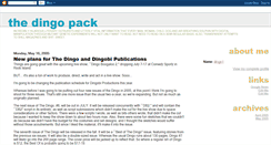 Desktop Screenshot of dingopack.blogspot.com