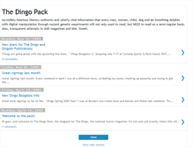 Tablet Screenshot of dingopack.blogspot.com