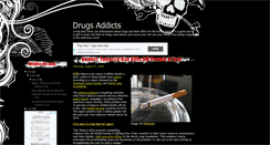 Desktop Screenshot of drugsaddicts.blogspot.com