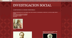 Desktop Screenshot of investigacionsocial2sem.blogspot.com