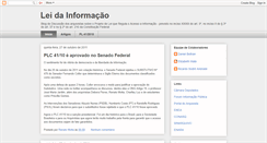 Desktop Screenshot of leidainformacao.blogspot.com