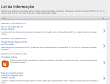 Tablet Screenshot of leidainformacao.blogspot.com